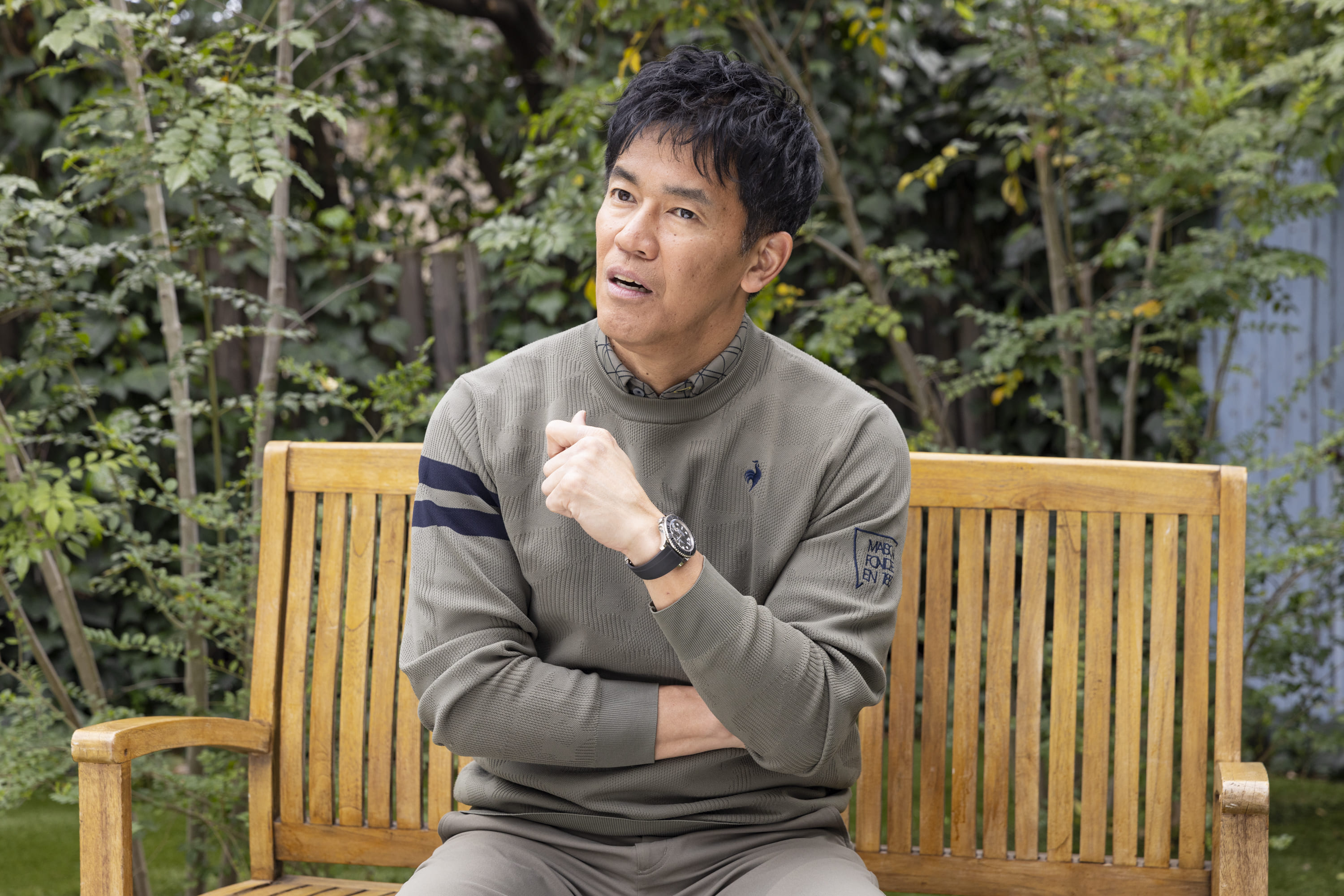 ゴルフを始める方へのアドバイスを語る武井壮
